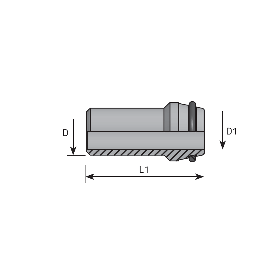 DIN WELDING NIPPLE -  Vitillo