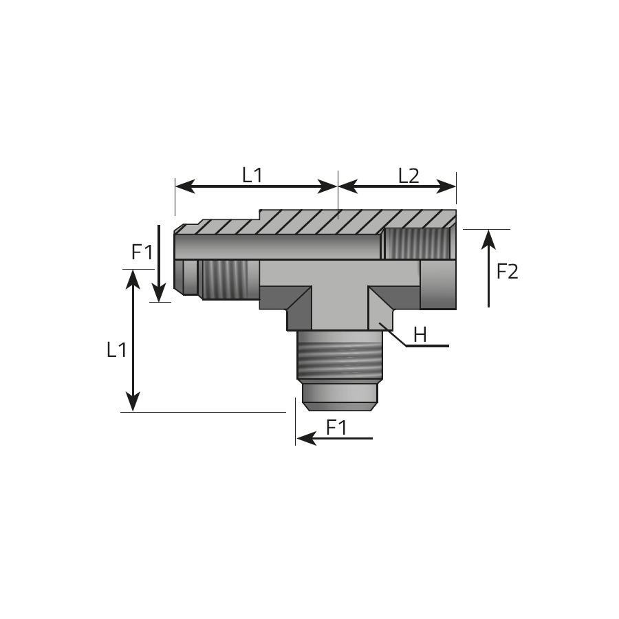 RUN TEE MALE JIC - UNMOVABLE FEMALE BSPP