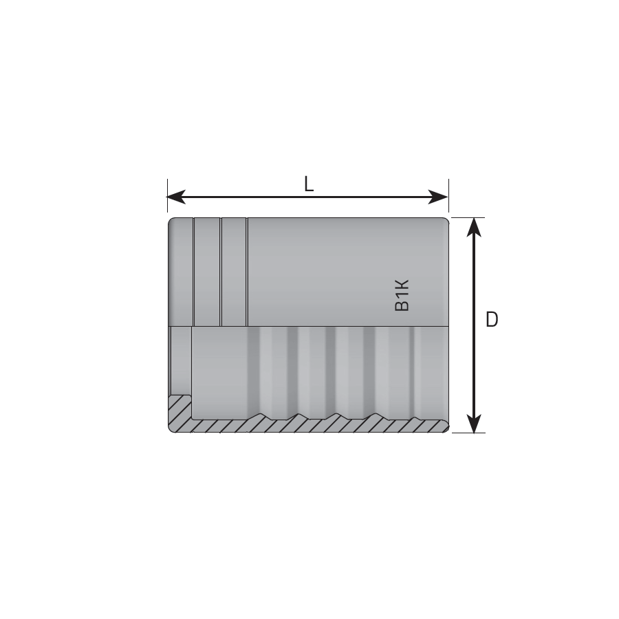 FERRULE FOR 1SC-SLIM-R17-R7-R6 1TE/2TE -  Vitillo