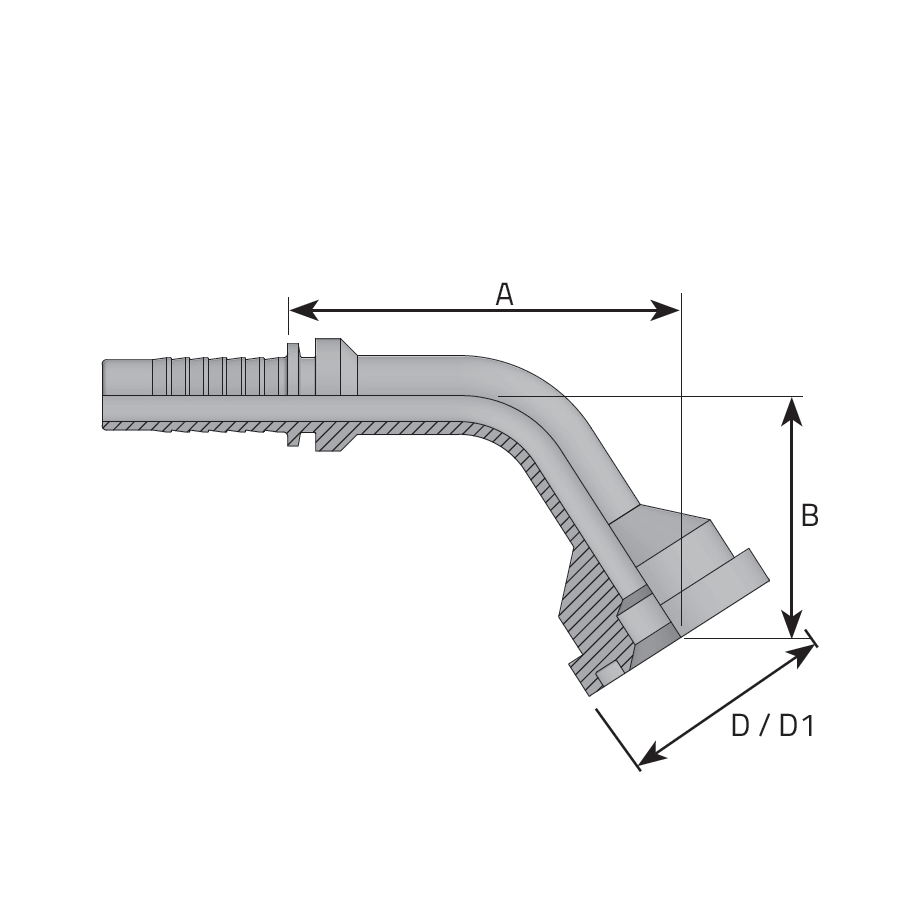 FLANGIA 60° SAE J518 3000 PSI INTERA -  Vitillo