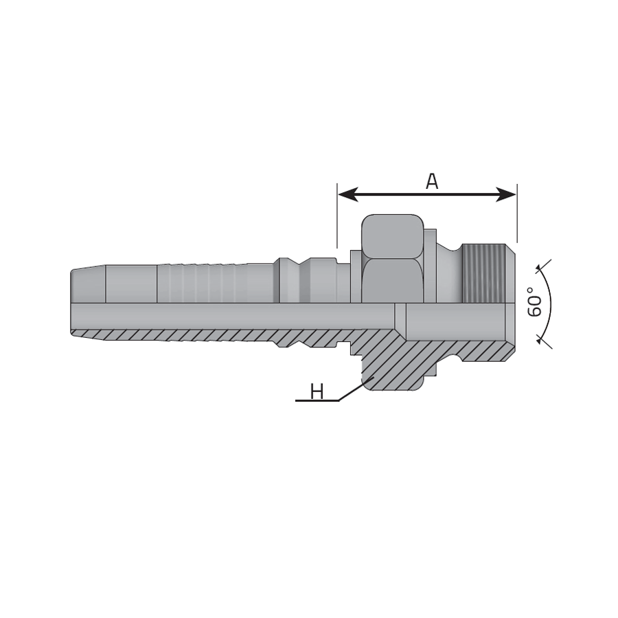 INTERLOCK BSPP MALE